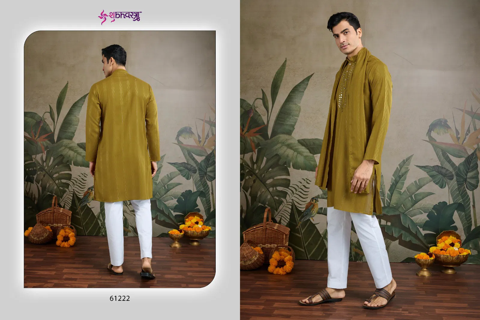 Zari & Weaves Vol 2 by Shubhvastra Mens Kurta With Dupatta Wholesale Online
